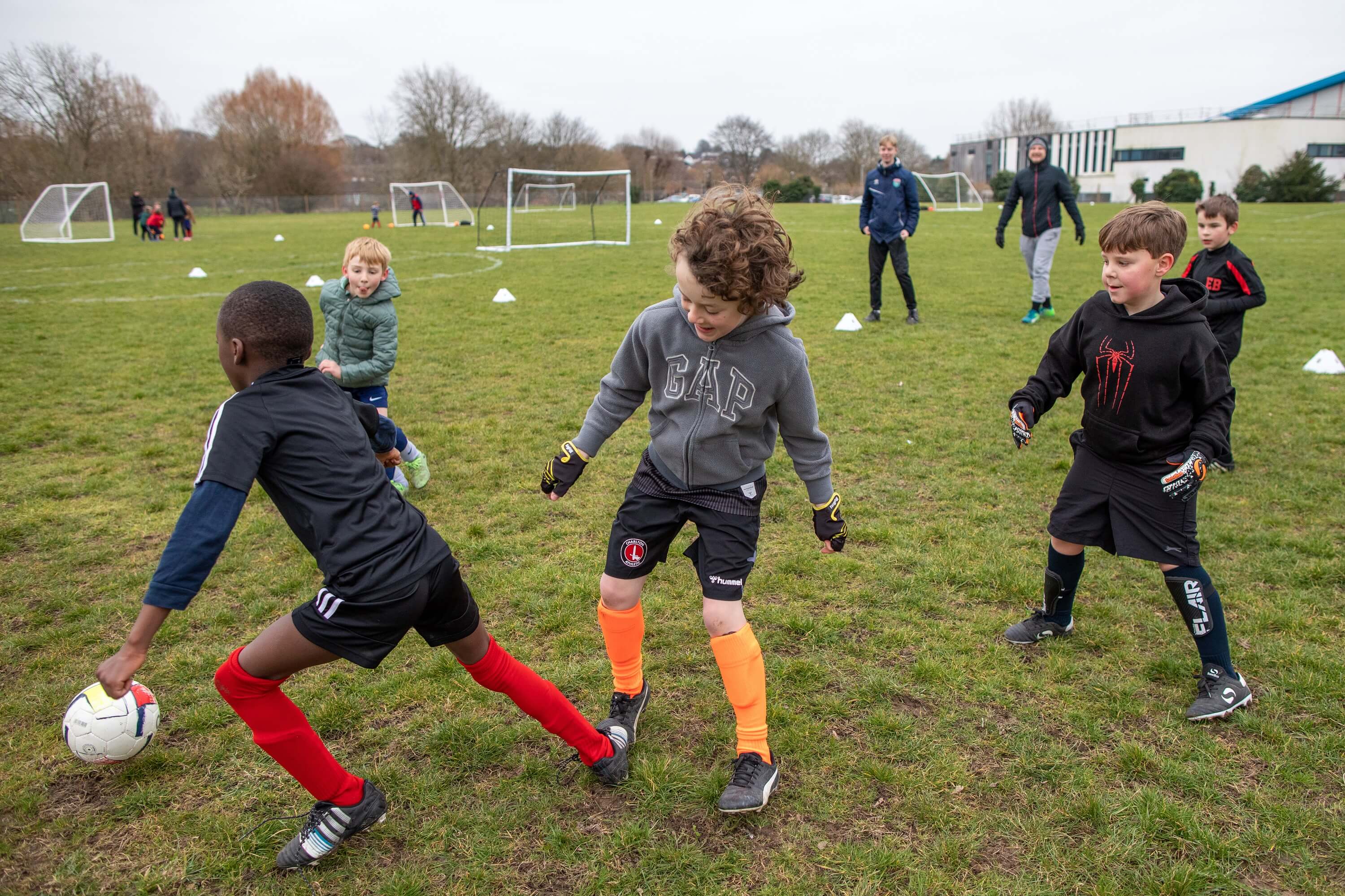 Salisbury Rovers - children playing football