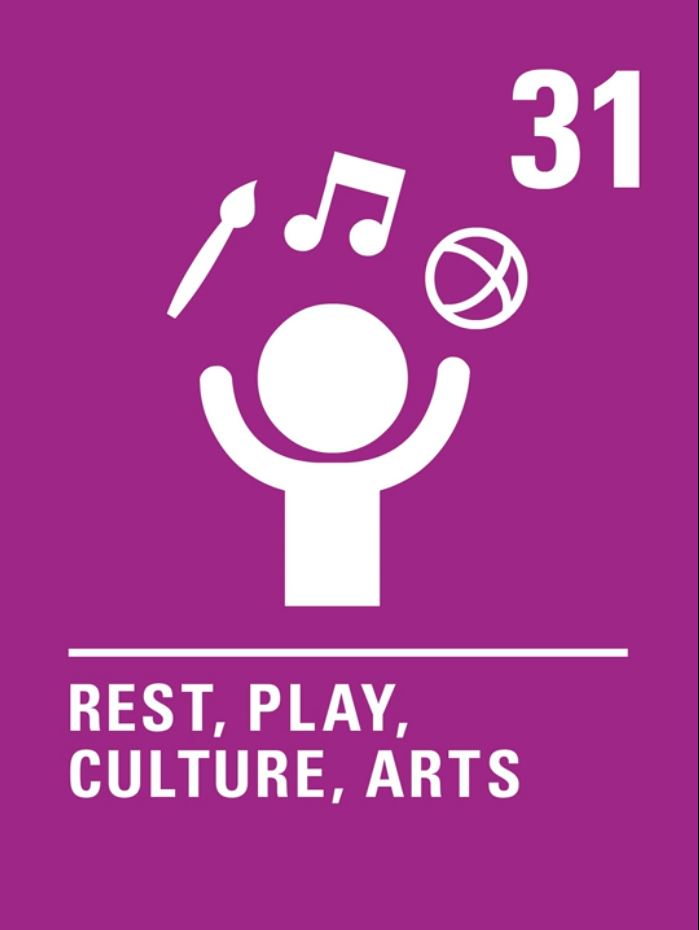 person-icon-with-paint-brush-music-symbol-ball-abovehead-rest-play-culture-arts