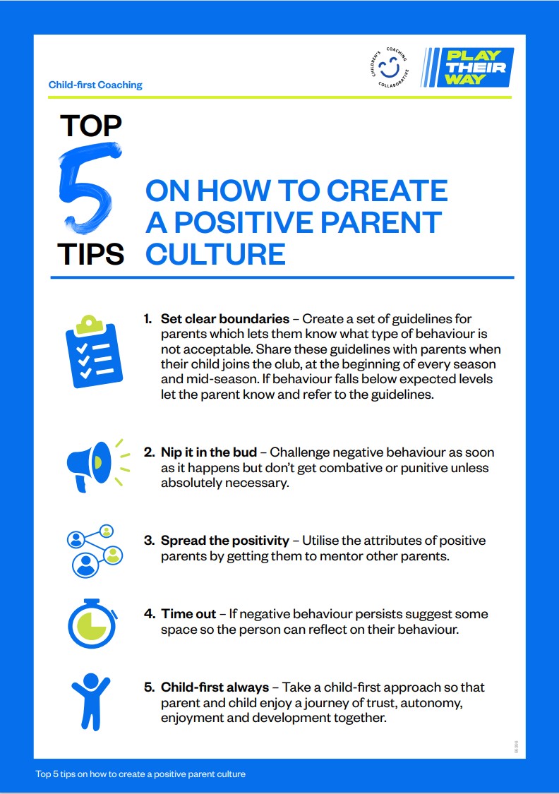 5 top tips on how to create a positive parent culture