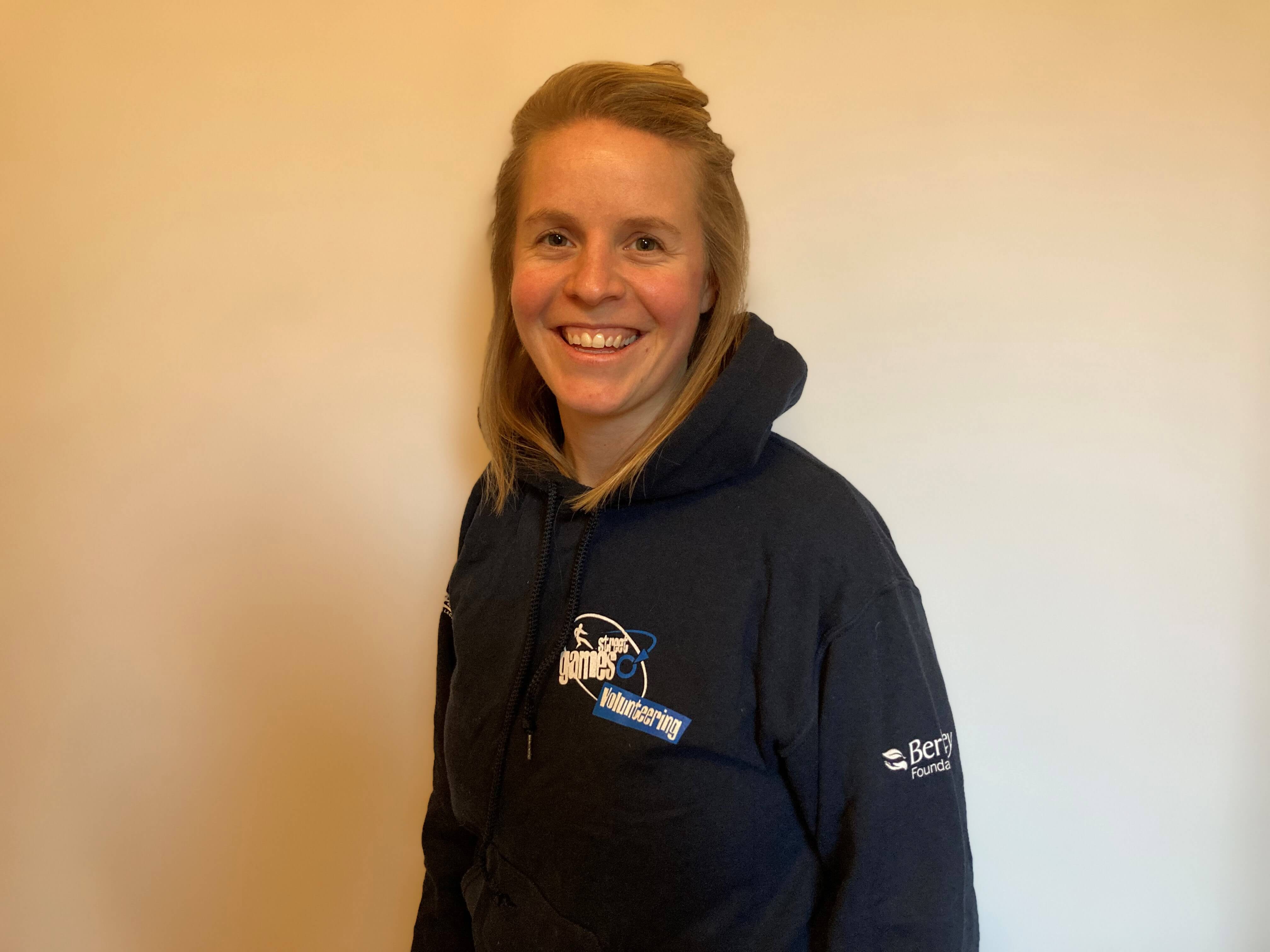 A headshot of Lucie who is a youth manager at StreetGames. 